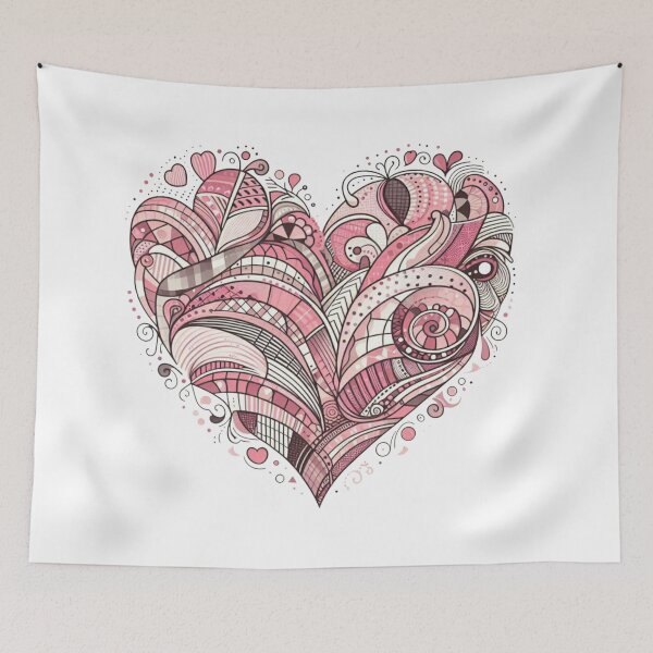 Item preview, Patch Work Pink Heart designed and sold by scrappygrammy.