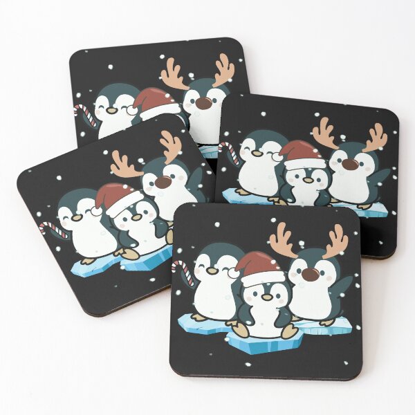 Item preview, Funny penguins on an ice floe - a Christmas gift for kids designed and sold by Lovelalaland.