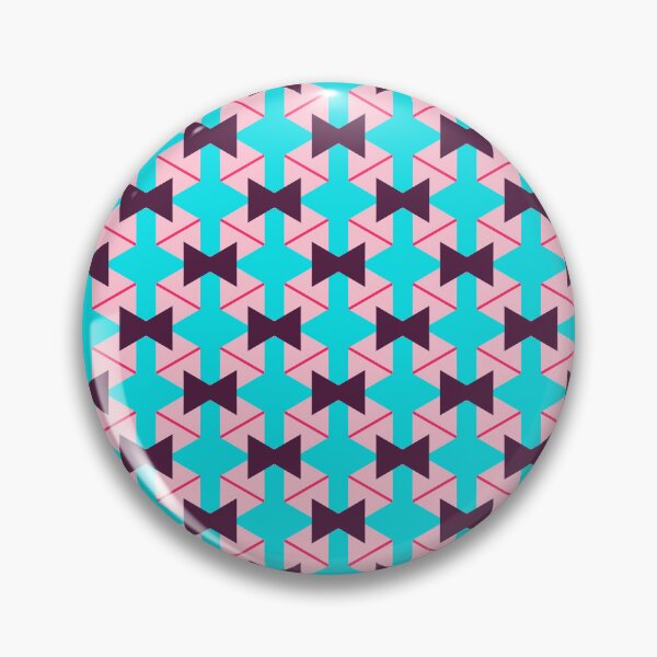 Item preview, Awesome Crosshatch Herringbone Pink Blue Geomteric Pattern designed and sold by RoyalStarsPatts.