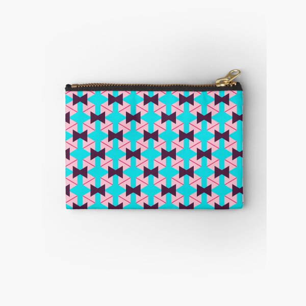 Item preview, Awesome Crosshatch Herringbone Pink Blue Geomteric Pattern designed and sold by RoyalStarsPatts.