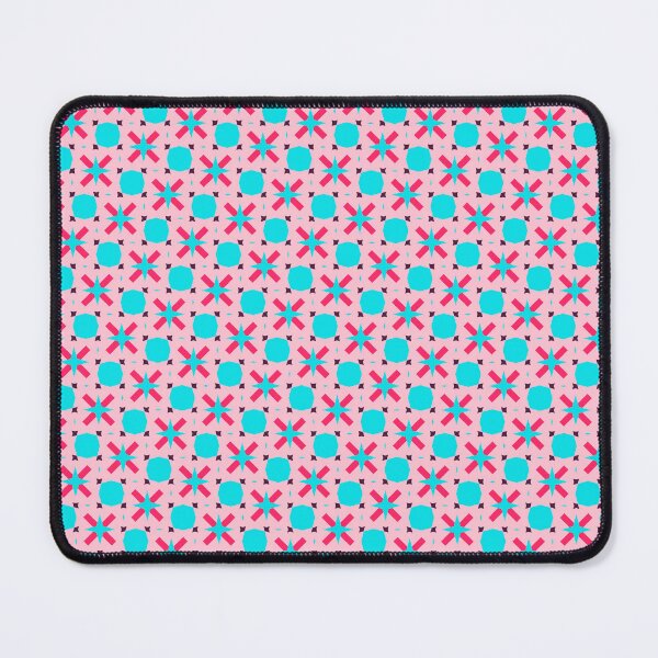 Item preview, Cute Diamond Herringbone Blue Pink Geometric Abstract Pattern designed and sold by RoyalStarsPatts.