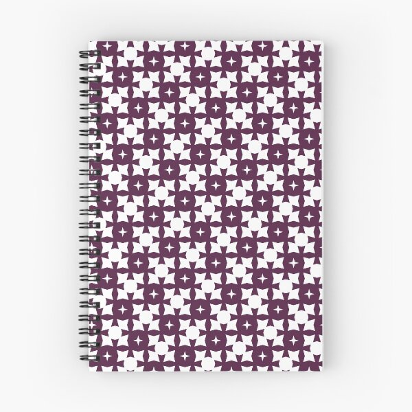 Item preview, Beautiful Brown And White Modern Crosshatch Star Interlocking Pattern designed and sold by RoyalStarsPatts.