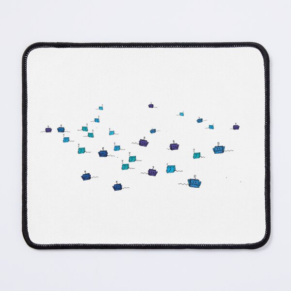 Item preview, Moon Mice blue - Eliza and Boo designed and sold by helengarvey.