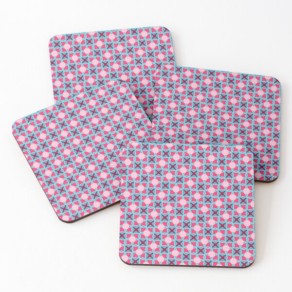 Item preview, Cute Modern Uneven Herringbone Pink Geometric Abstract Pattern designed and sold by RoyalStarsPatts.