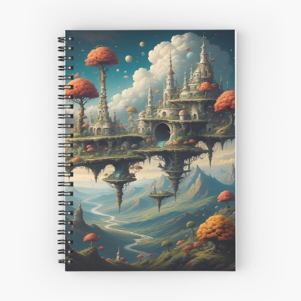 Item preview, Ethereal Dreamscape Floating City designed and sold by Greenway Creations.