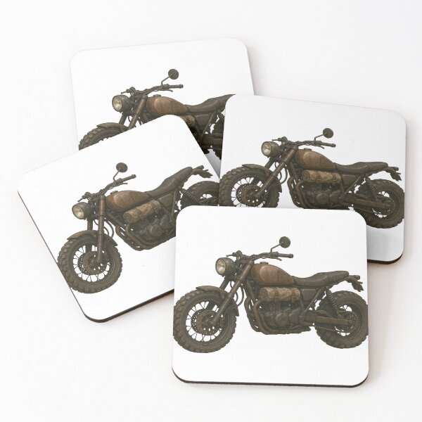 Item preview, Cafe Racer Motorcycle Clip Art PNG – Classic Custom Bike Isolated designed and sold by Creative88Art.