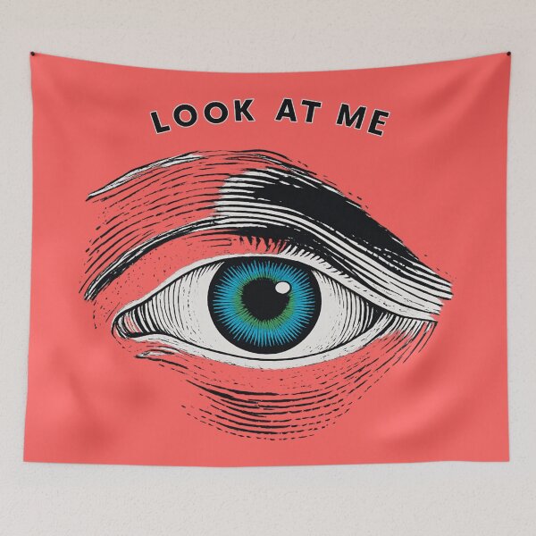 Item preview, LOOK AT ME – Vintage Eye Illustration with Bold Mystical Flair designed and sold by VoglR.