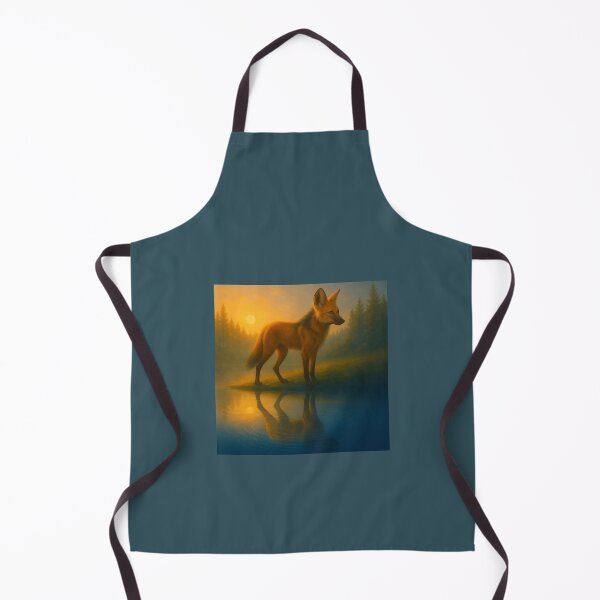 Item preview, Maned Wolf – Reflection at Golden Dusk designed and sold by GeoWild Designs.