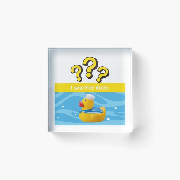Item preview, I saw her duck. designed and sold by EggPig.