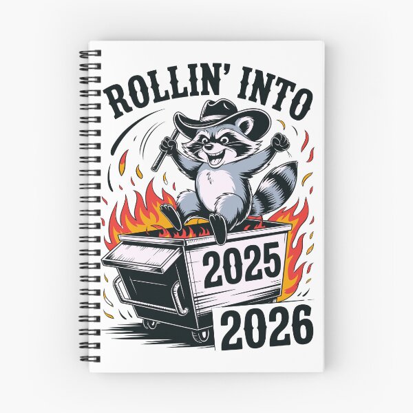 Item preview, Rollin Into 2026 Raccoon Funny Dumpster Fire 2025 New Year  designed and sold by designleon19.