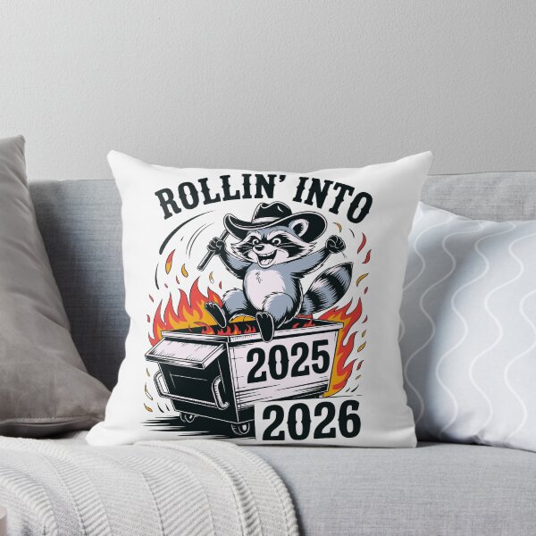 Item preview, Rollin Into 2026 Raccoon Funny Dumpster Fire 2025 New Year  designed and sold by designleon19.