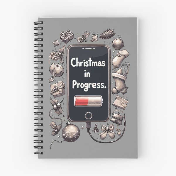 Item preview, Christmas in Progress: Low Battery Holiday Mode designed and sold by SplashPixel.