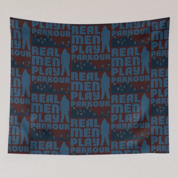 Item preview, Real Men Play Parkour-Urban Parkour Style designed and sold by Szpaku desart .