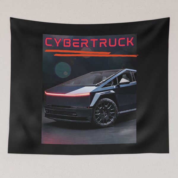 Item preview, cybertruck artwork designed and sold by TEEJAMBOREE.