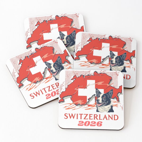 Item preview, T-shirt Football Suisse 2026 - Carte, Drapeau et Chien Suisse. designed and sold by printeGear.