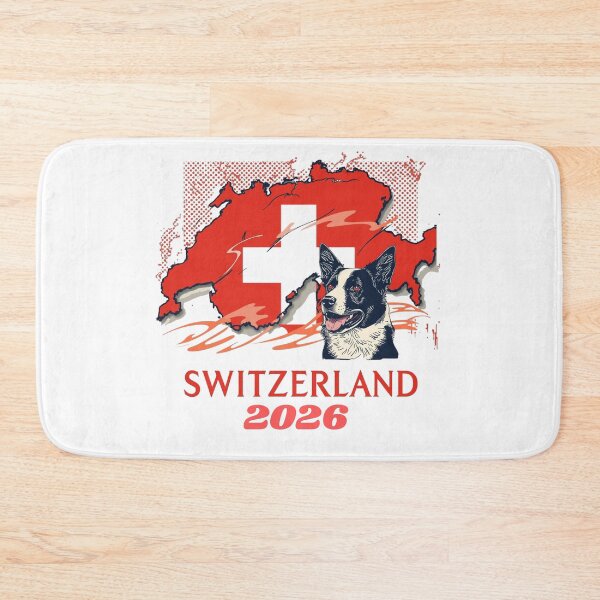 Item preview, T-shirt Football Suisse 2026 - Carte, Drapeau et Chien Suisse. designed and sold by printeGear.