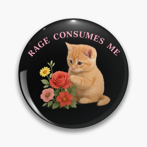 Item preview, Rage Consumes Me Funny cat designed and sold by IdealDo.