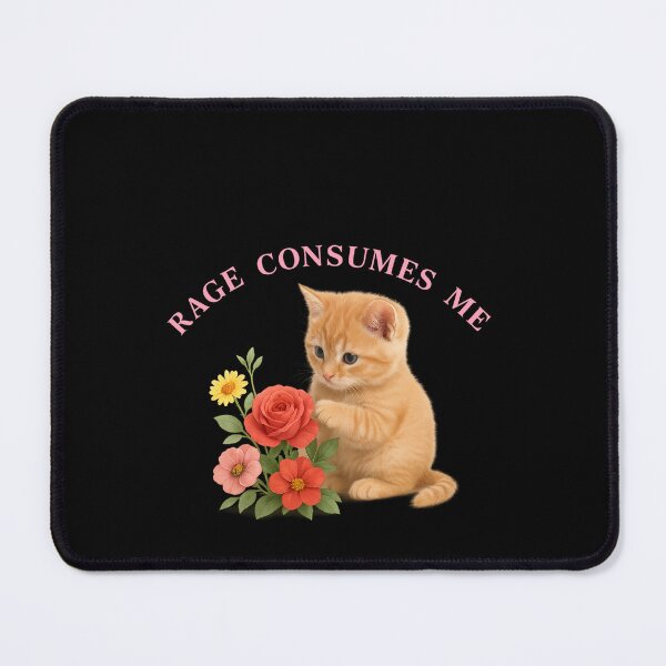 Item preview, Rage Consumes Me Funny cat designed and sold by IdealDo.