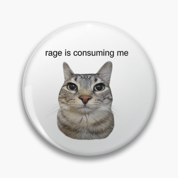 Item preview, Rage Consumes Me Funny cat designed and sold by IdealDo.