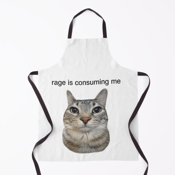 Item preview, Rage Consumes Me Funny cat designed and sold by IdealDo.