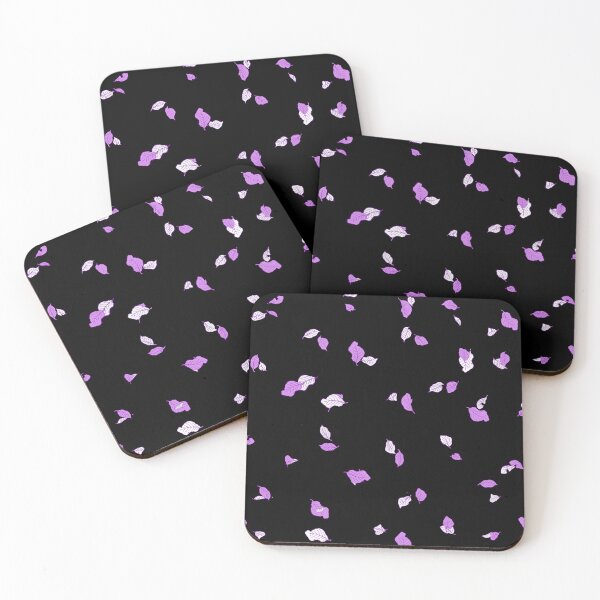 Item preview, Purple Falling Leaves Pattern – Aesthetic Minimal Design designed and sold by MLS.