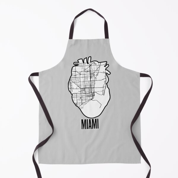 Item preview, Miami Florida City Map Heart designed and sold by WAMTEES.