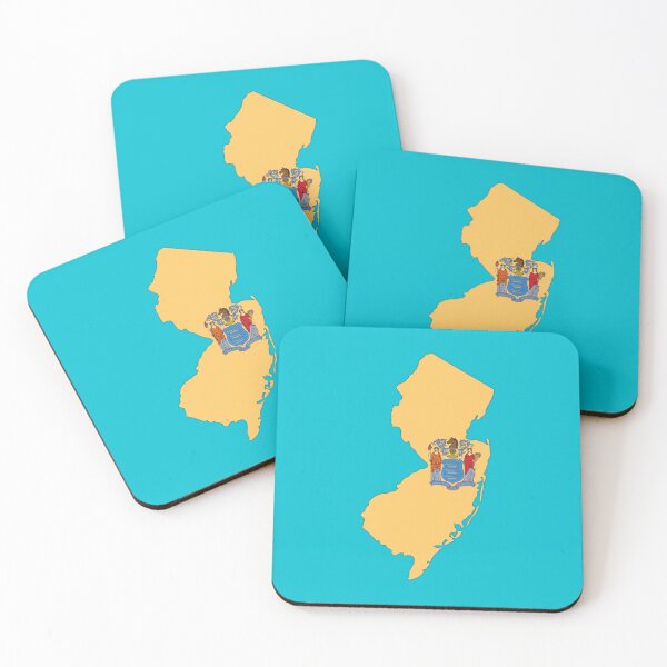 Item preview, New Jersey State Pride, Vintage Map & Seal designed and sold by mashmosh.