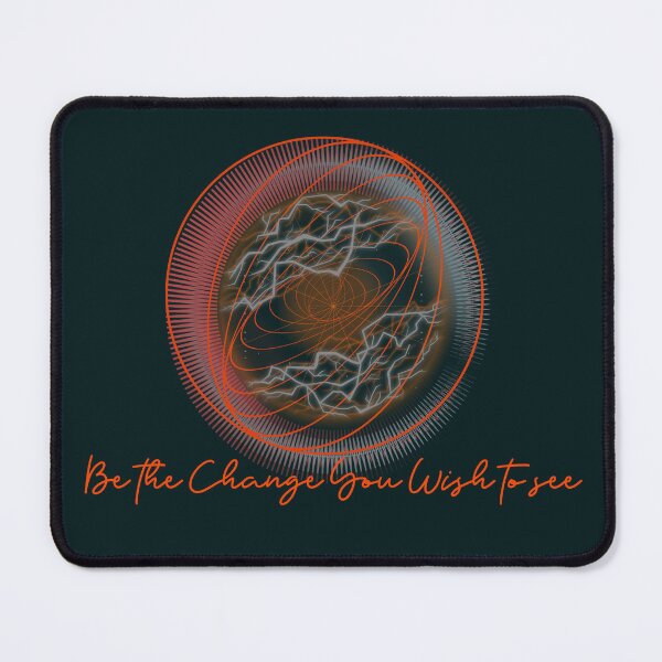 Item preview, Be the Change You Wish to See active lifestyle. designed and sold by "Vibe & Style Merch".