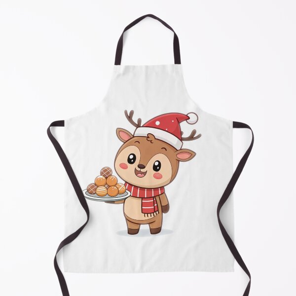 Item preview, Sweet Reindeer with Chocolate Truffles – Cozy Holiday Art by Vivo Studio designed and sold by VivoStudio.