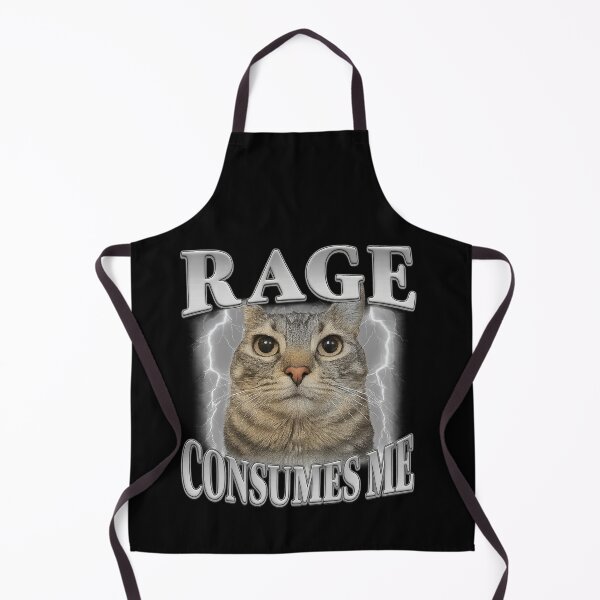 Item preview, Rage Consumes Me Funny cat designed and sold by IdealDo.