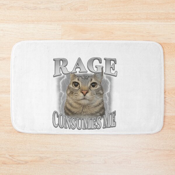 Item preview, Rage Consumes Me Funny cat designed and sold by IdealDo.
