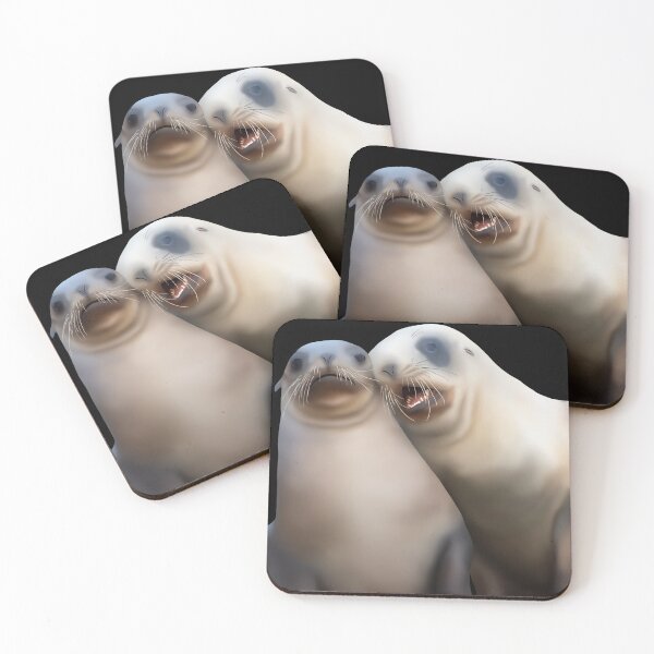 Item preview, Funny sea lion pup friends designed and sold by GivernyKate.