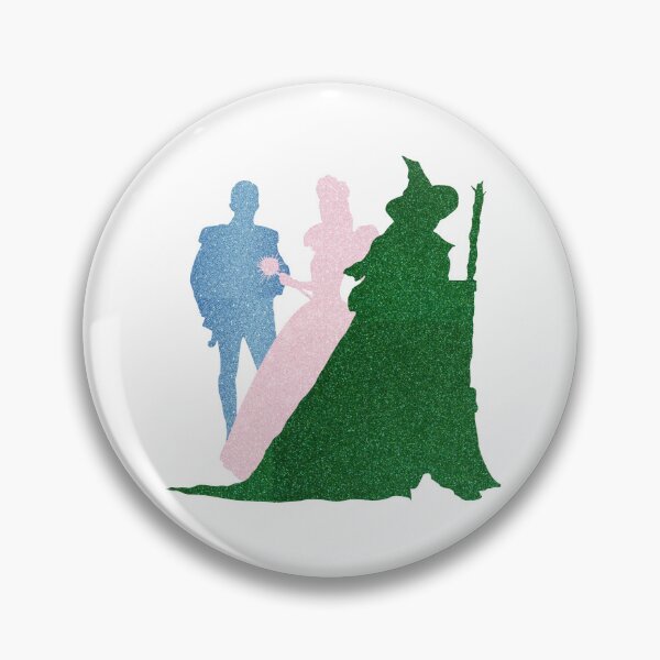 Artikelvorschau, Wicked For Good Glitter Silhouette (mit Fiyero) entworfen und verkauft von LittleTokens.