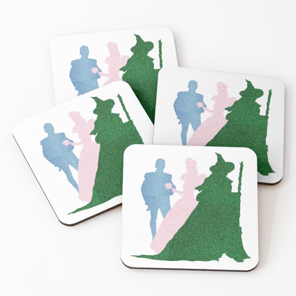 Artikelvorschau, Wicked For Good Glitter Silhouette (mit Fiyero) entworfen und verkauft von LittleTokens.
