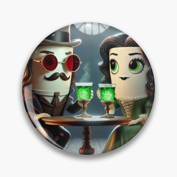 Item preview, Mr. Coffee Lestat and Mina, Dracula 1992 designed and sold by Occupational  Horrors.