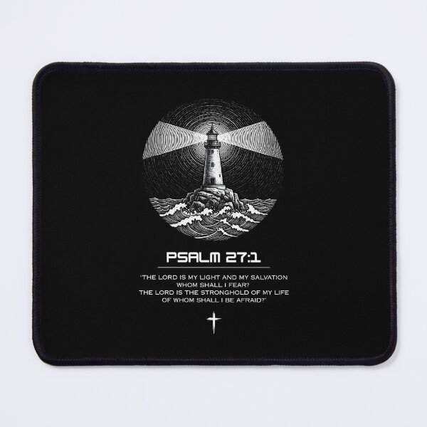 Item preview, Psalm 27:1 Lighthouse Shirt | Christian Faith Salvation & Protection Bible Verse designed and sold by Cree8if.