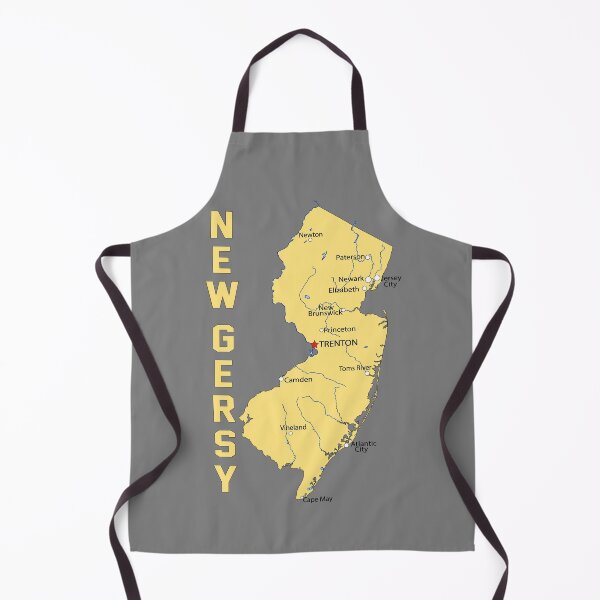 Item preview, The Garden State Pride, Vintage New Jersey Map with Key Cities designed and sold by mashmosh.