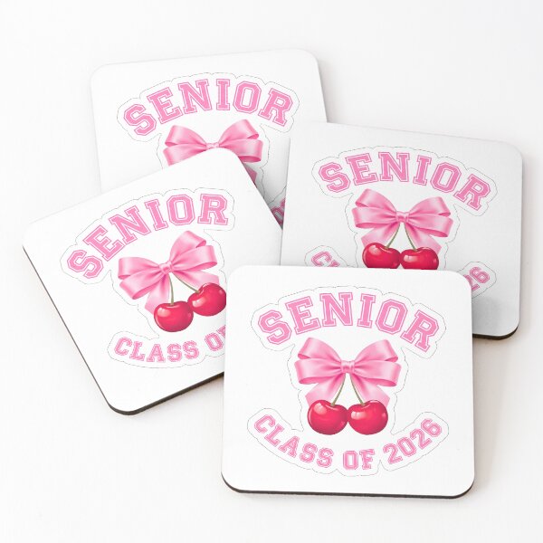 Artikelvorschau, Senior 2026 Coquette Schleife Kirsche - Class of 2026 Pink Aesthetic entworfen und verkauft von Abdeelol.