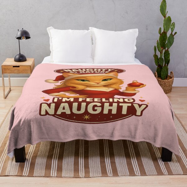 Item preview, Naughty Christmas Cat – Cute Festive Cartoon Art T-Shirt designed and sold by alizo74.