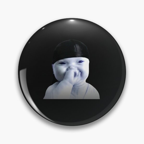 Item preview, Tuff AI Niche Baby Holding Laugh Meme In Durag designed and sold by elderberry.