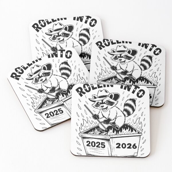 Item preview, Raccoon Dumpster Fire 2025 to 2026 designed and sold by designleon19.
