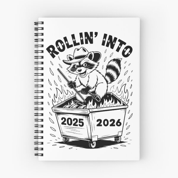 Item preview, Raccoon Dumpster Fire 2025 to 2026 designed and sold by designleon19.