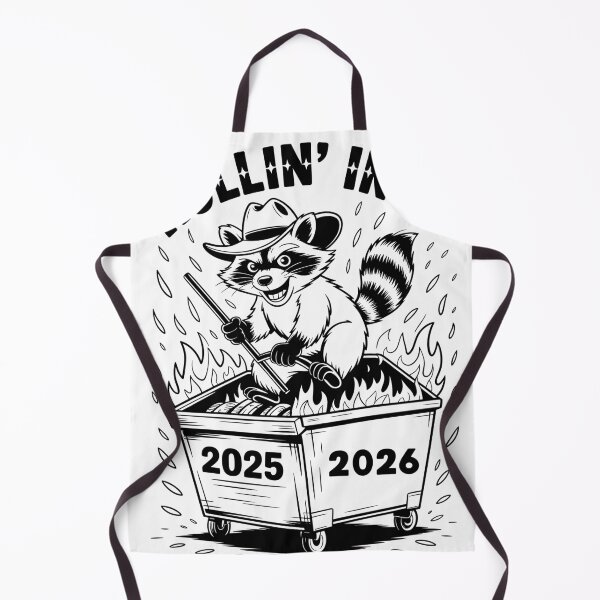 Item preview, Raccoon Dumpster Fire 2025 to 2026 designed and sold by designleon19.