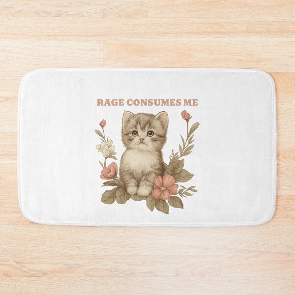 Item preview, Rage Consumes Me Funny cat designed and sold by IdealDo.