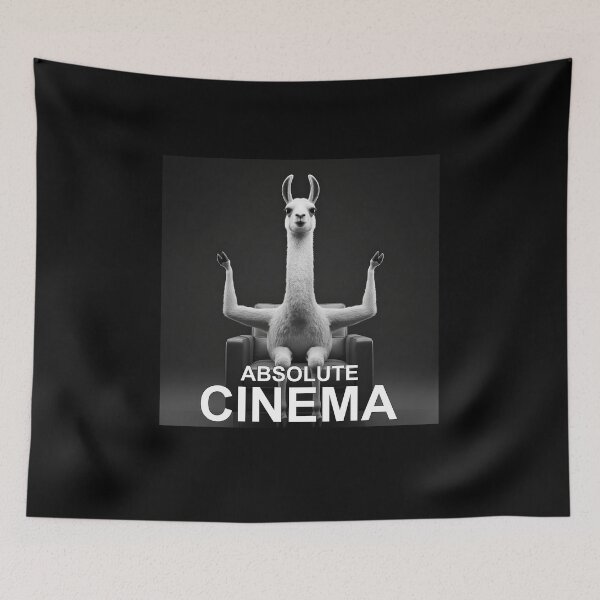Item preview, Absolute Cinema Llama Meme Humor Joke designed and sold by elderberry.