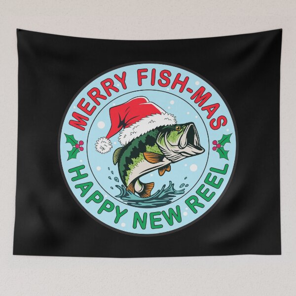 Item preview, Merry Fish-mas Happy New Reel designed and sold by BlueSkyTheory.