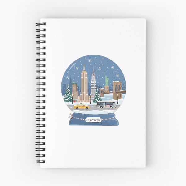 Item preview, New York City Christmas Snow Globe designed and sold by Christian vibe.