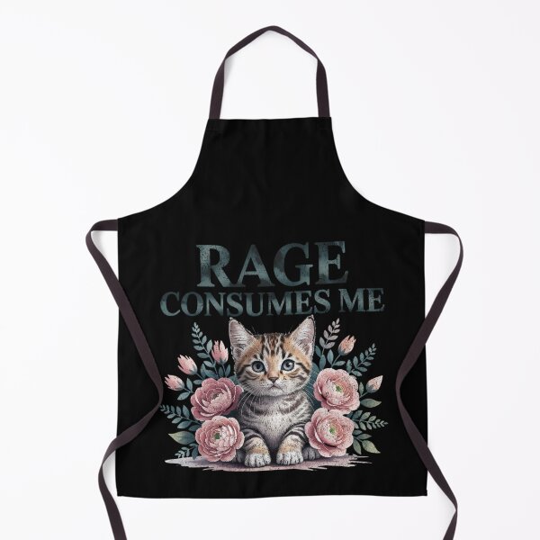 Item preview, Rage Consumes Me Funny cat designed and sold by IdealDo.