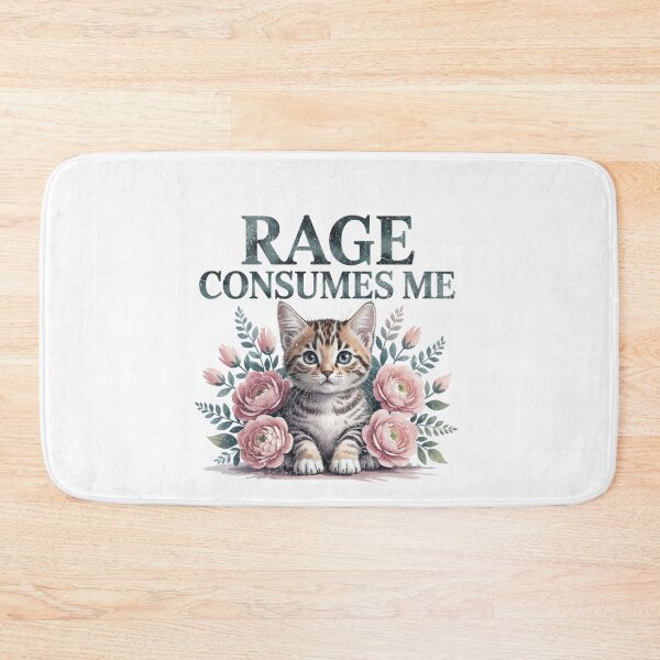 Item preview, Rage Consumes Me Funny cat designed and sold by IdealDo.