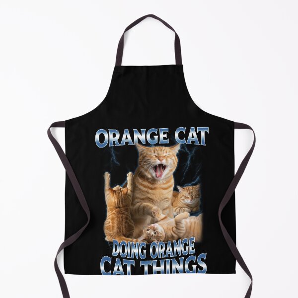 Item preview, Orange Cat Doing Orange Cat Things Humor designed and sold by elderberry.